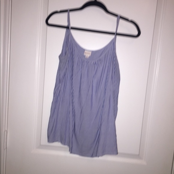 Merona Tops - Blue and white cami